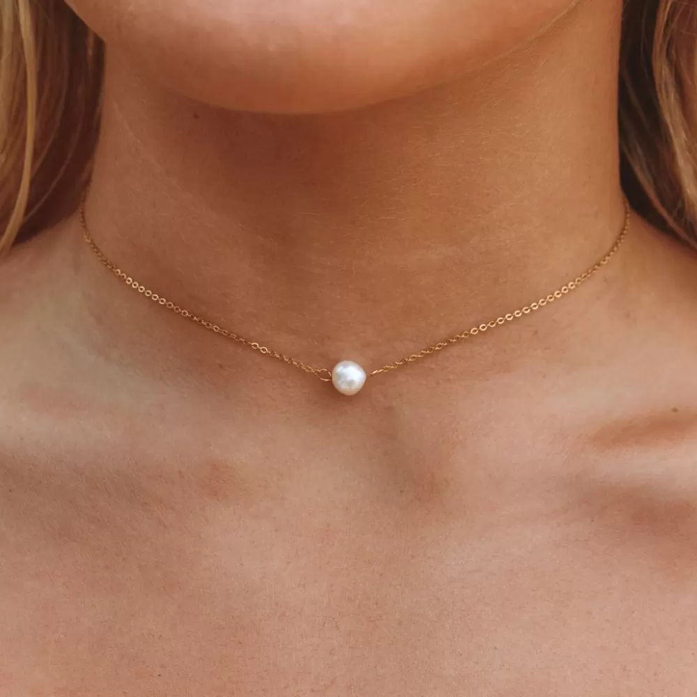 Atolea Jewelry Baroque Pearl Choker