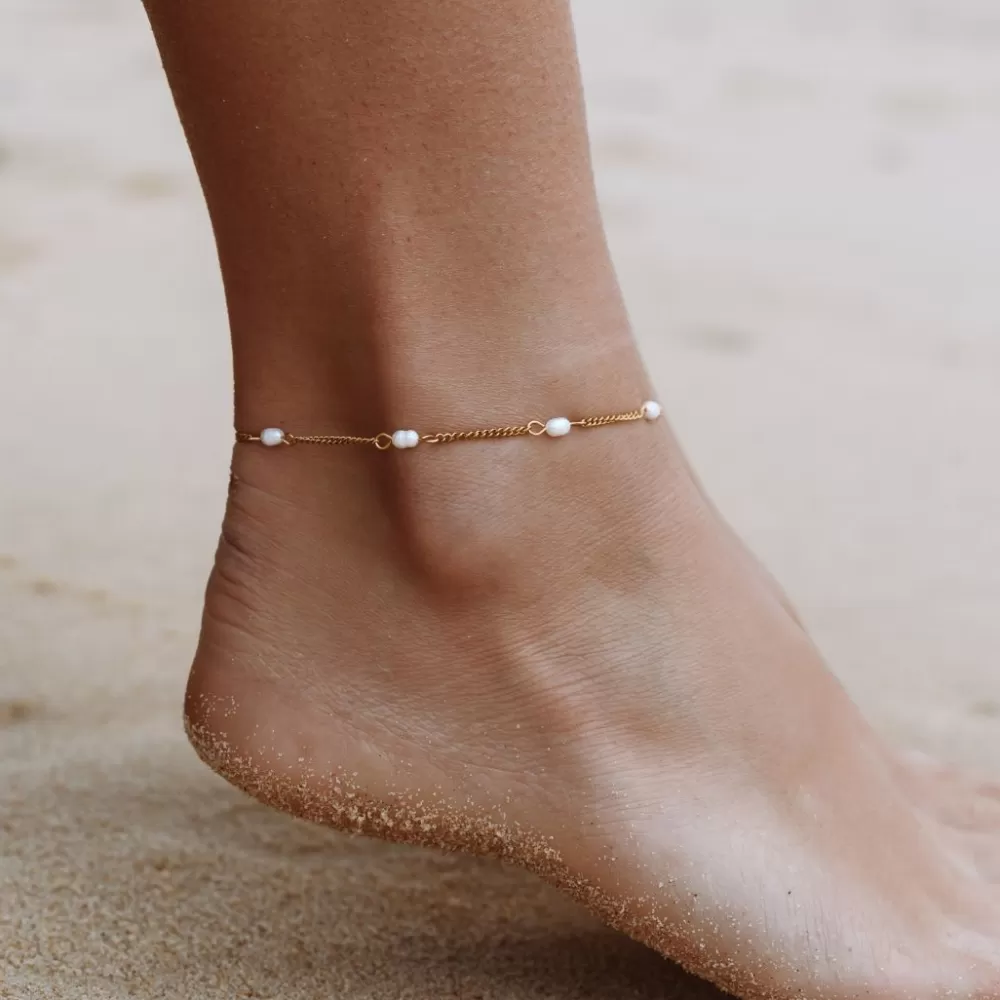 Atolea Jewelry Freshwater Pearls Anklet