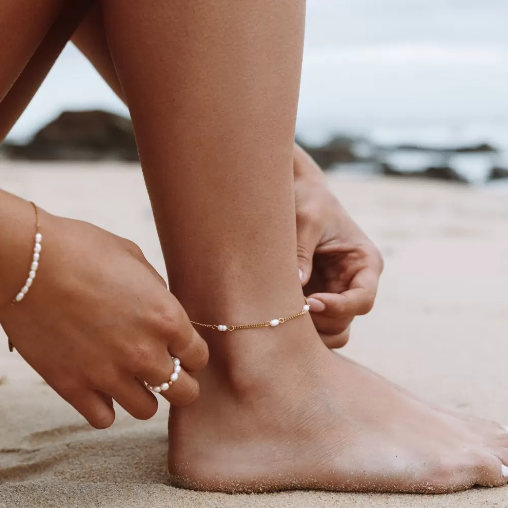 Atolea Jewelry Freshwater Pearls Anklet