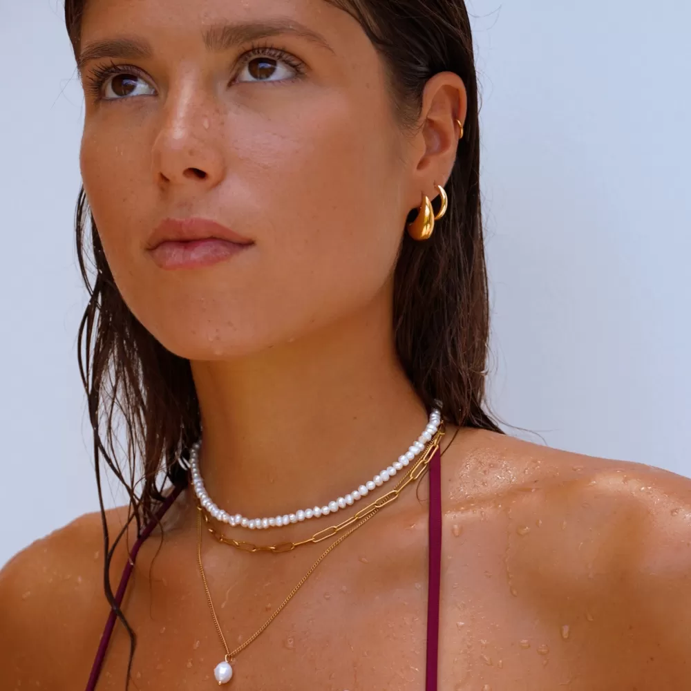 Atolea Jewelry Isla Layered Pearl Necklace