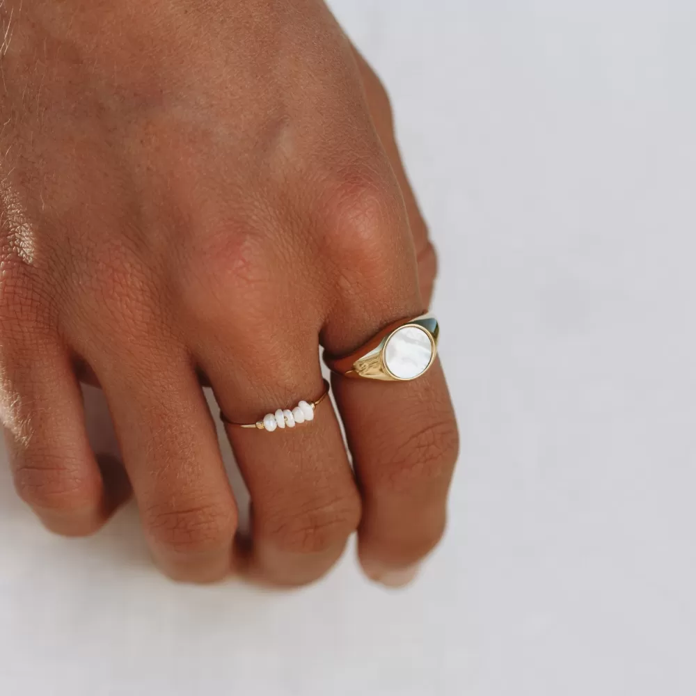 Atolea Jewelry Mother Of Pearl Ring