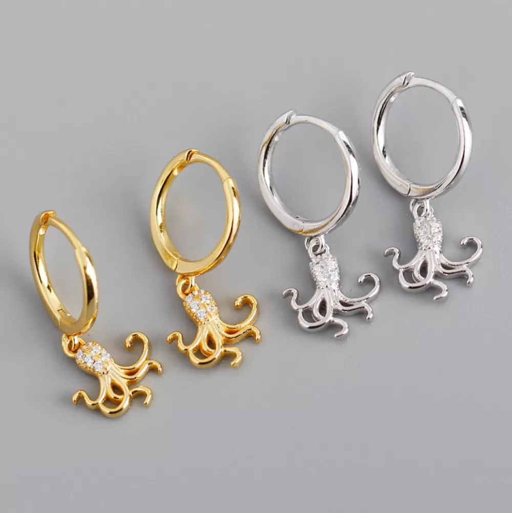 Atolea Jewelry Octopus Earrings