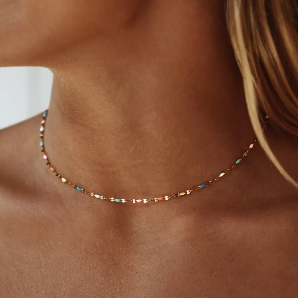 Atolea Jewelry Rainbow Dainty Choker