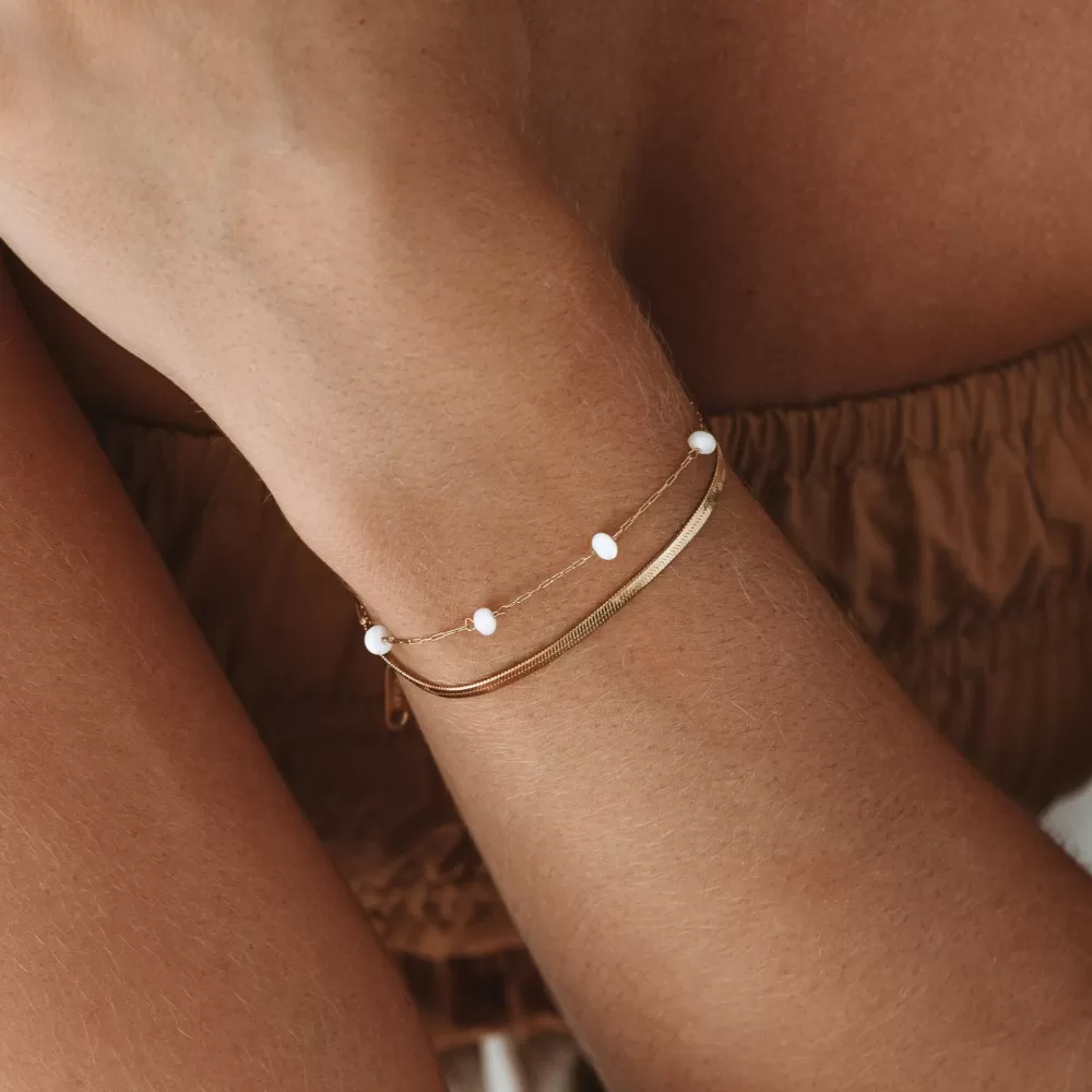 Atolea Jewelry Santorini Layered Bracelet