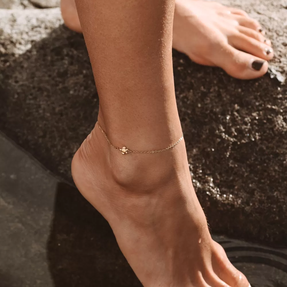 Atolea Jewelry Turtle Anklet