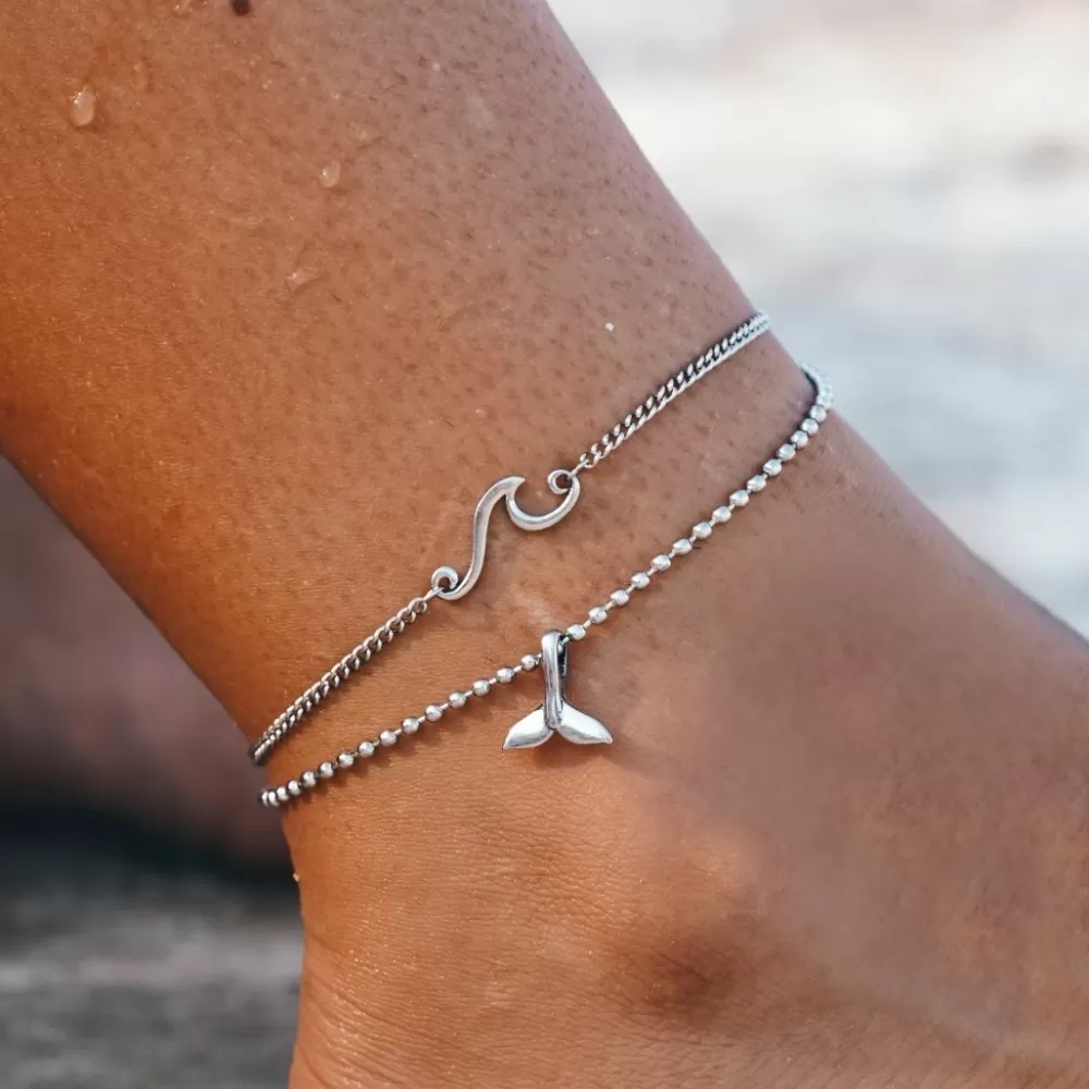 Atolea Jewelry Whale Tail Anklet