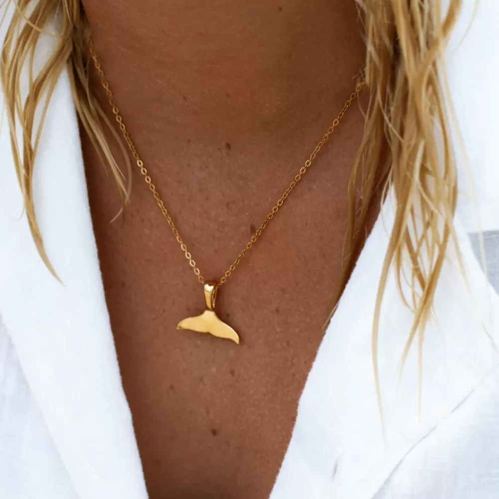 Atolea Jewelry Whale Tail Necklace